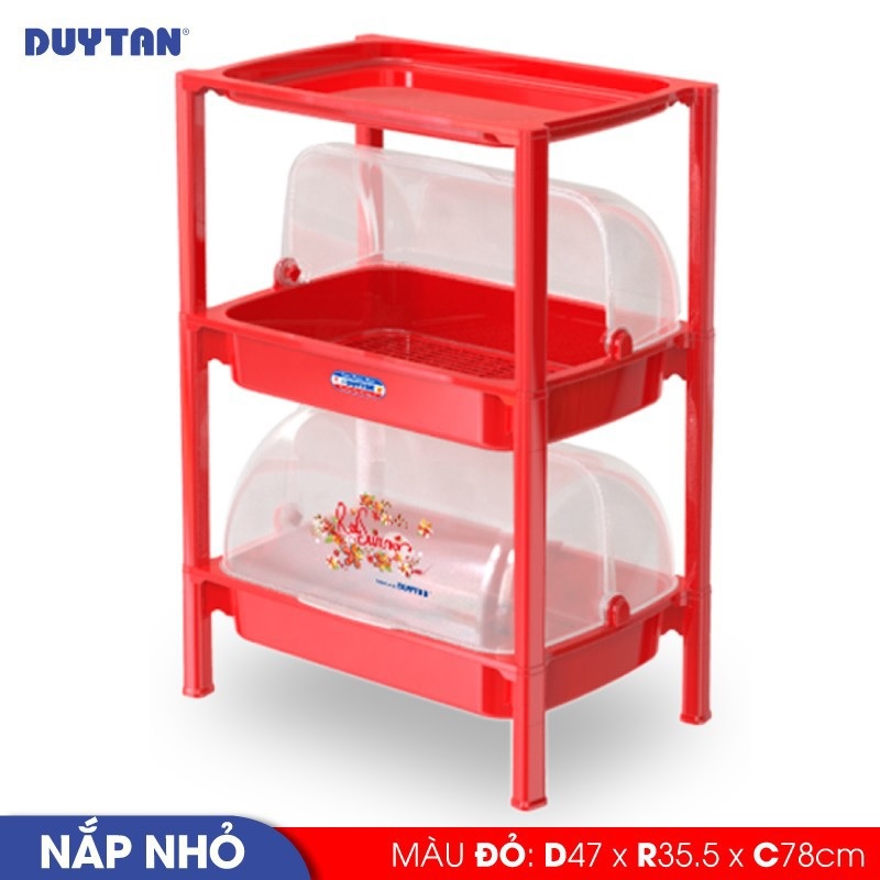Kệ nắp nhỏ nhựa Duy Tân 2 ngăn  - 04090 - Giao màu ngẫu nhiên - Hàng chính hãng