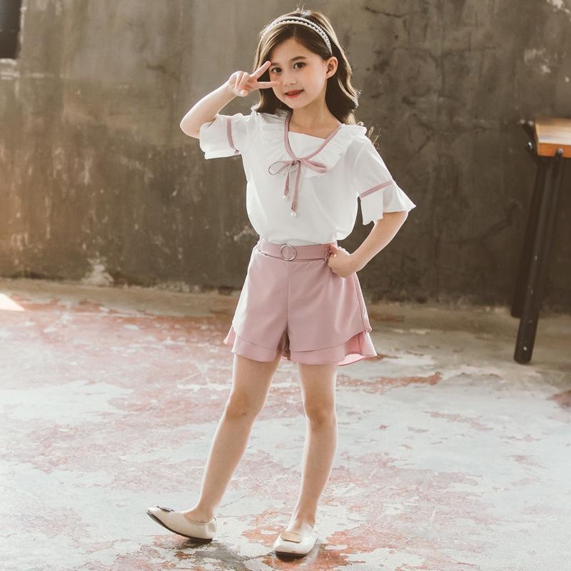 BV31 Size110-160 set Bộ bé gái Thời trang trẻ Em hàng quảng châu