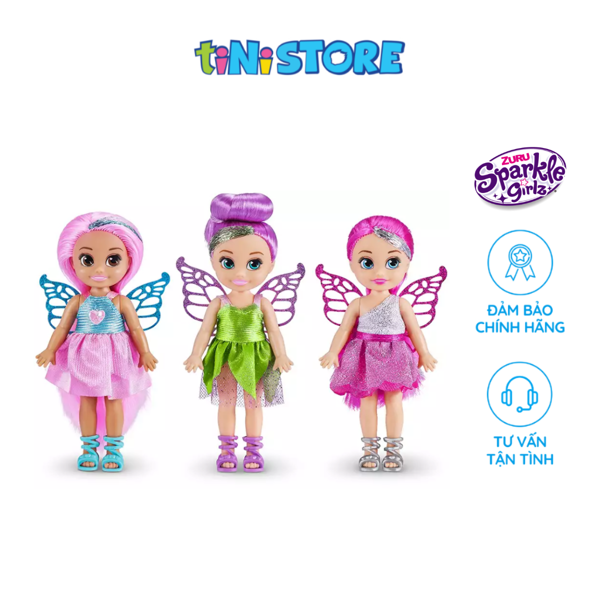 Đồ Chơi Búp Bê Nàng Tiên Bướm 4.7 inch Sparkle Girlz 10011TQ4