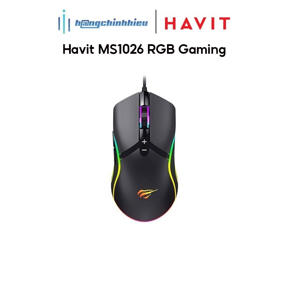 Chuột Havit MS1026 RGB Gaming Hàng chính hãng