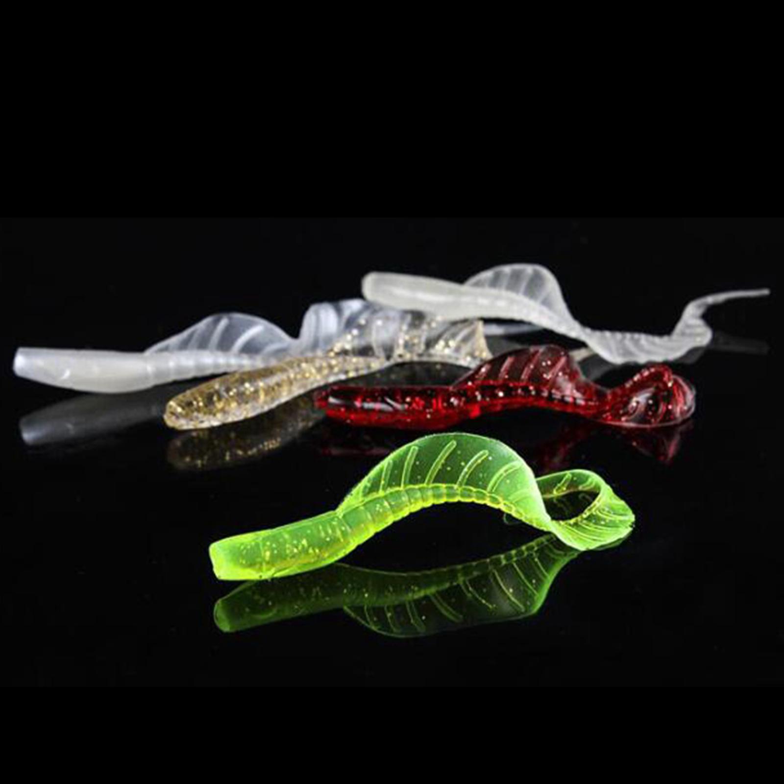 10Pcs Soft Fishing Lures Baits Swimbaits Lures for Fishing Trout