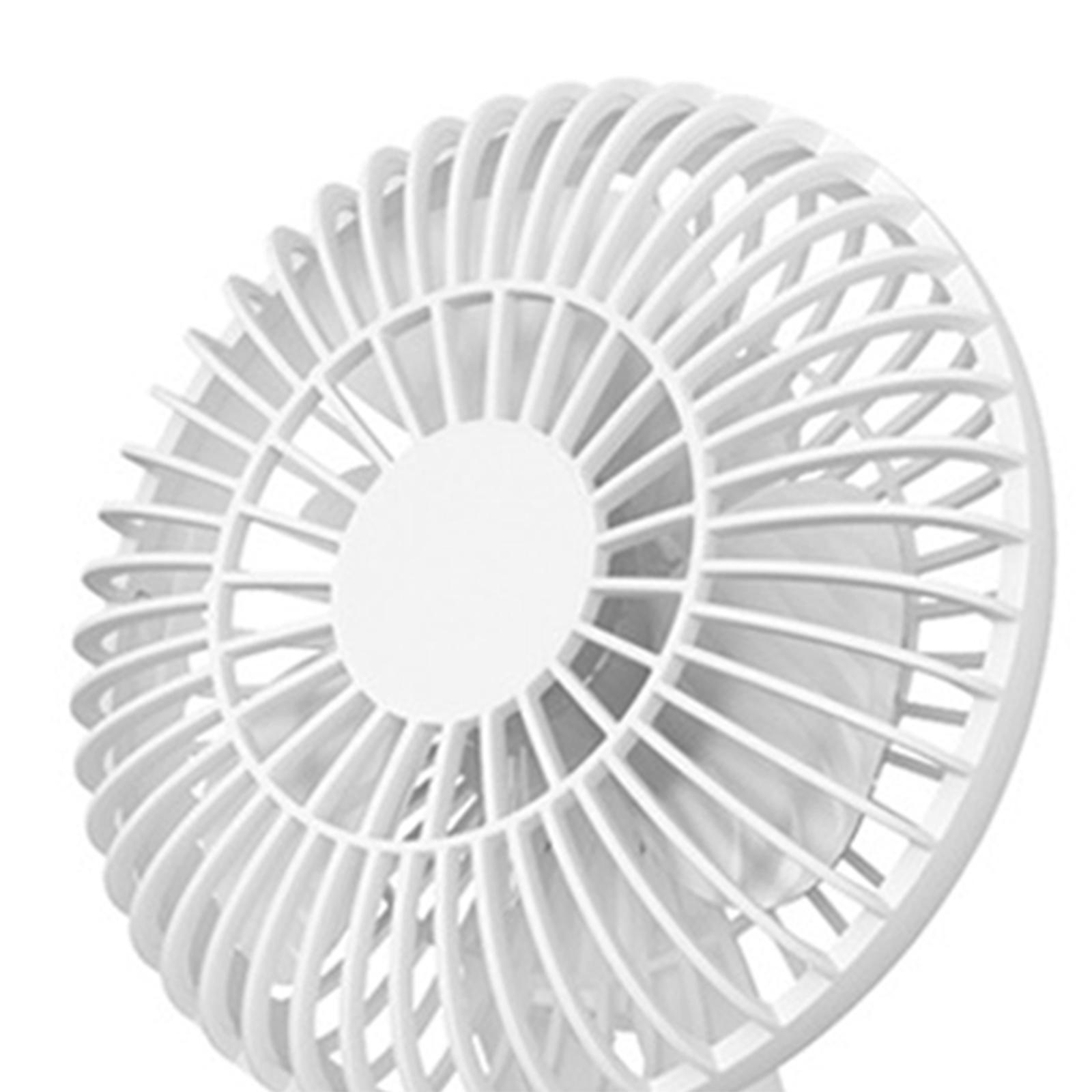 Portable Desk Fan Mini Fan for Desk Folding Small 3 Speeds Adjustment Personal Cooling Fan Makeup Fan for Desk Camping Bedroom