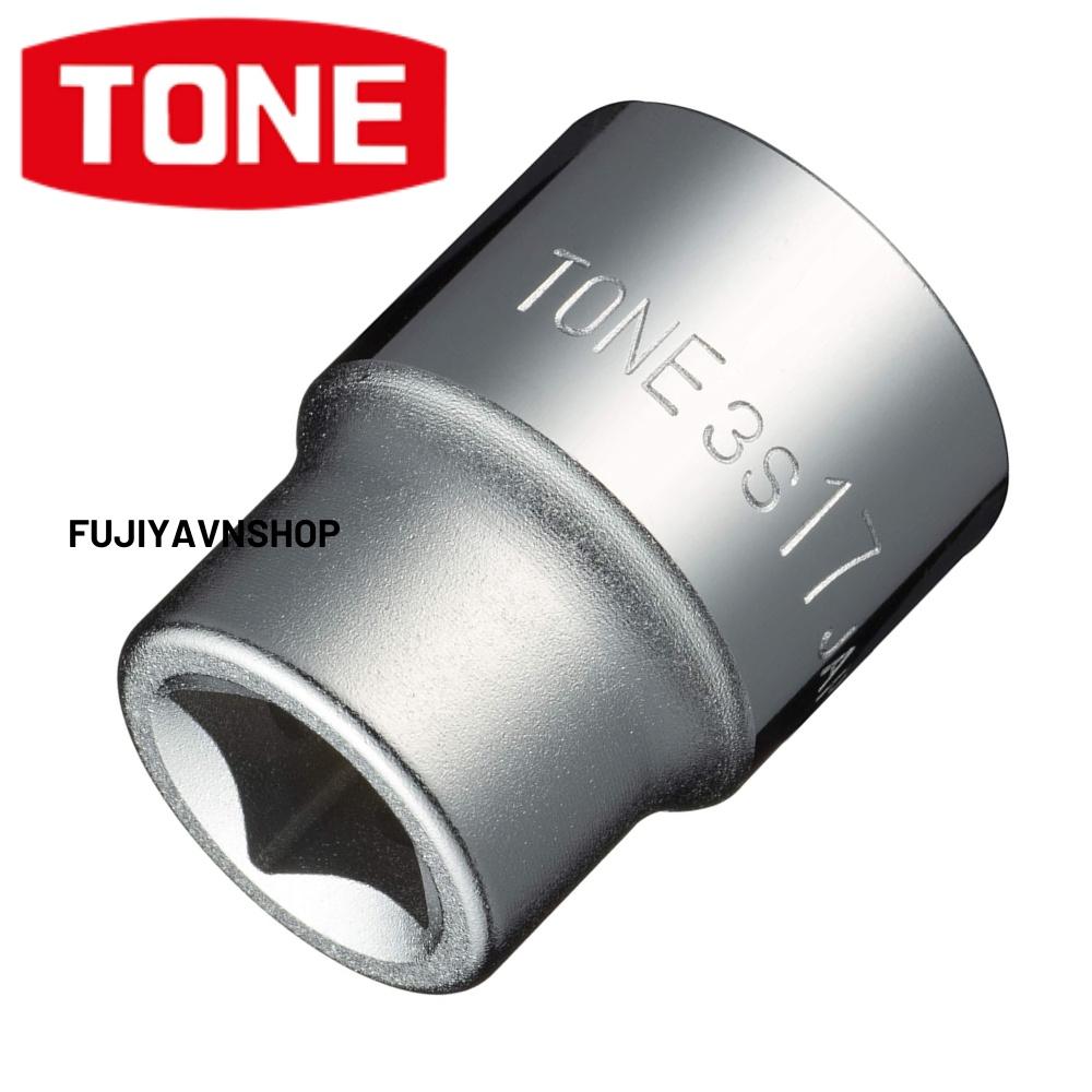 Đầu tuýp 6 cạnh ngắn Tone HP3S-17 ra đầu lục giác 17mm