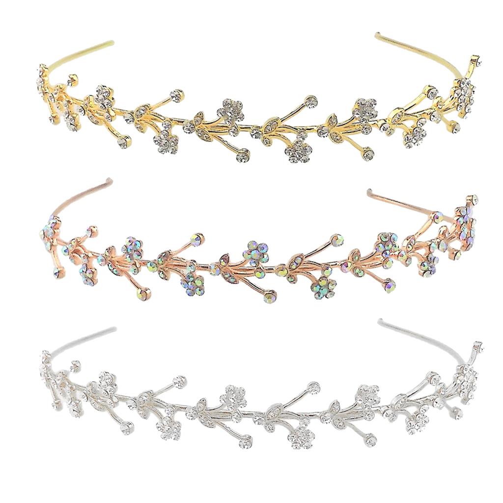 Rhinestone Wedding Tiara Bridal Headband Queen Tiara Princess Crown