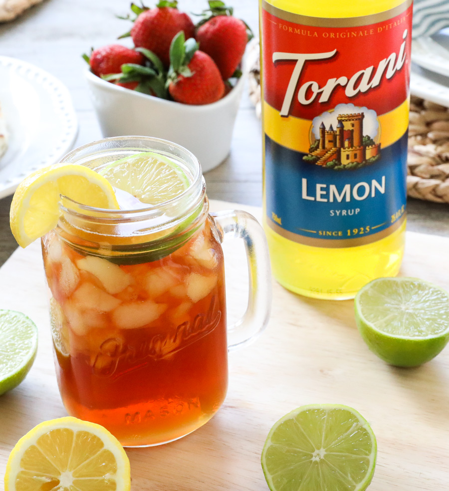 Siro Pha Chế Vị Chanh Vàng Torani Classic Lemon Syrup 750ml Mỹ