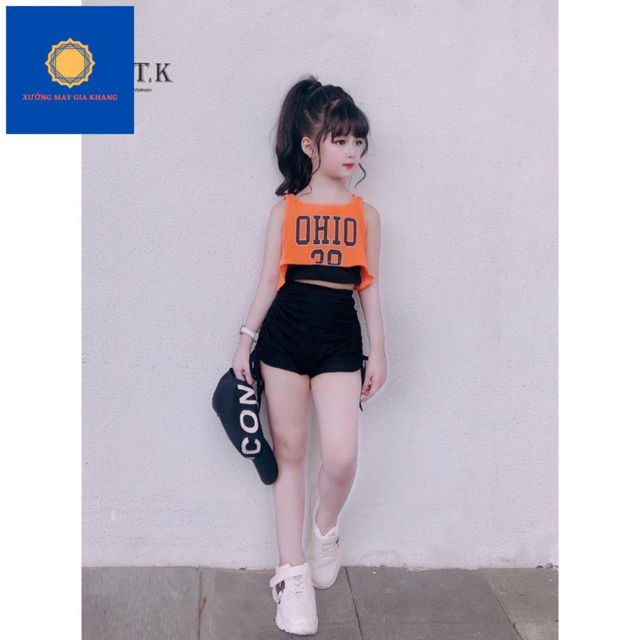 MS: 210577 - Set 3 Bộ sport body ôm, thời trang, sành điệu cho bé gái - Quần áo trẻ em