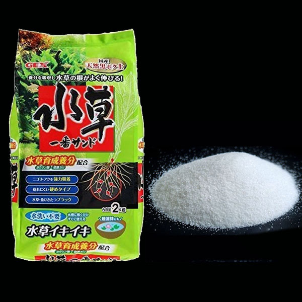 Combo Cát Thạch Anh + Phân nền GEX 2kg , hồ thủy sinh, Vật liệu lọc, trang trí bể cá