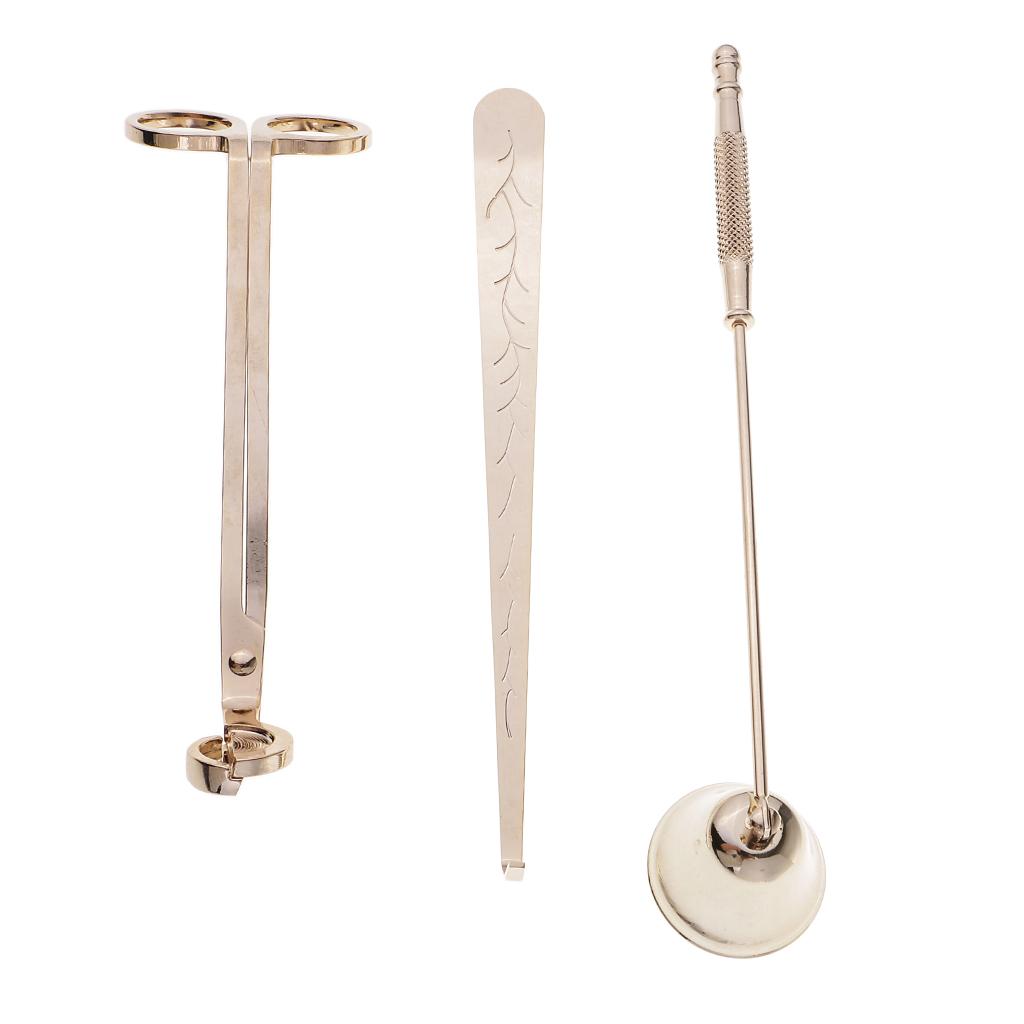 Dài Nến Bấc Dụng Cụ Chăm Sóc Bấc Tông Đơ, Bấc Snuffer Bấc Phi Tiêu Kim Loại 3X
