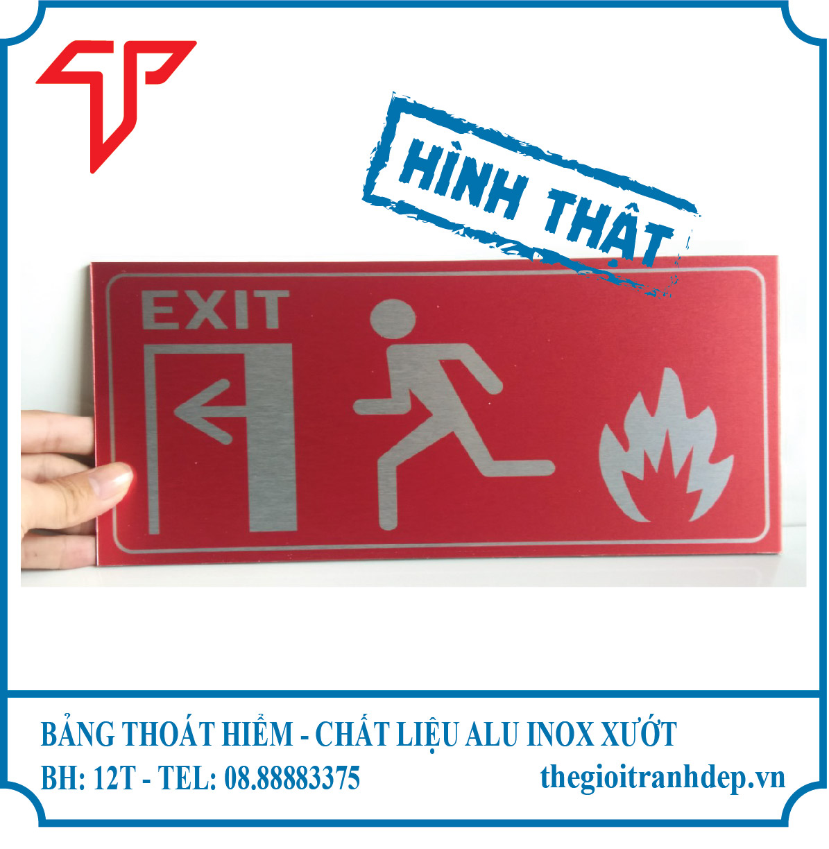 Bảng lối thoát hiểm, bảng exit, bảng chỉ dẫn, biển hướng dãn exit giá tốt nhất