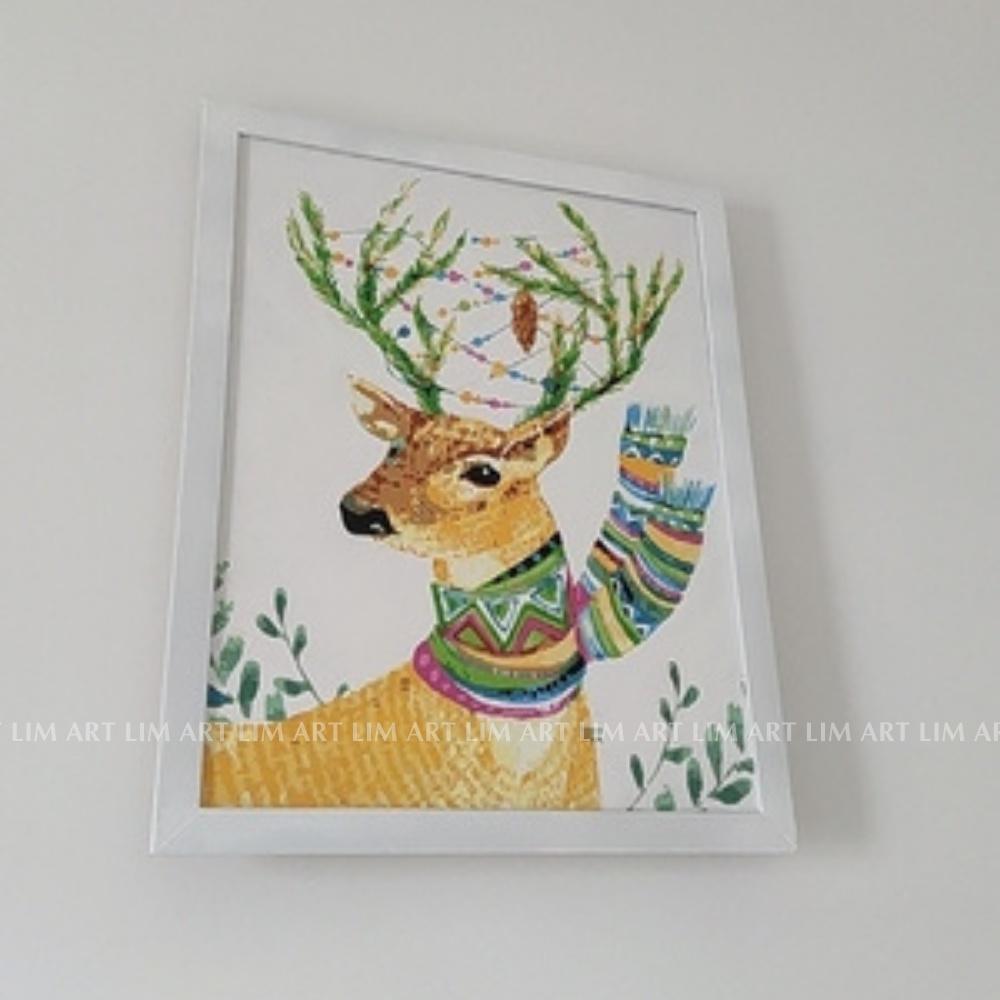 Khung tranh tự lắp nhựa giả gỗ size 40x50 . Khung viền KHÔNG KÍNH cho tranh canvas