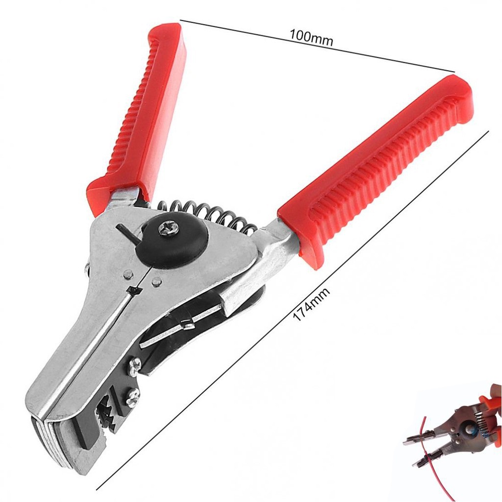 Kìm tuốt dây điện tự động thông minh - Phù hợp cho nhiều loại dây điện: 0.5/ 1.2/ 1.6/ 2.2
