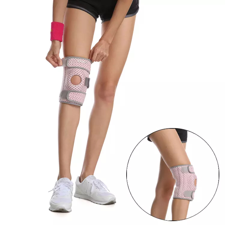 Bộ 2 bó bảo vệ đầu gối AOLIKES A-7912B Four spring sport knee support