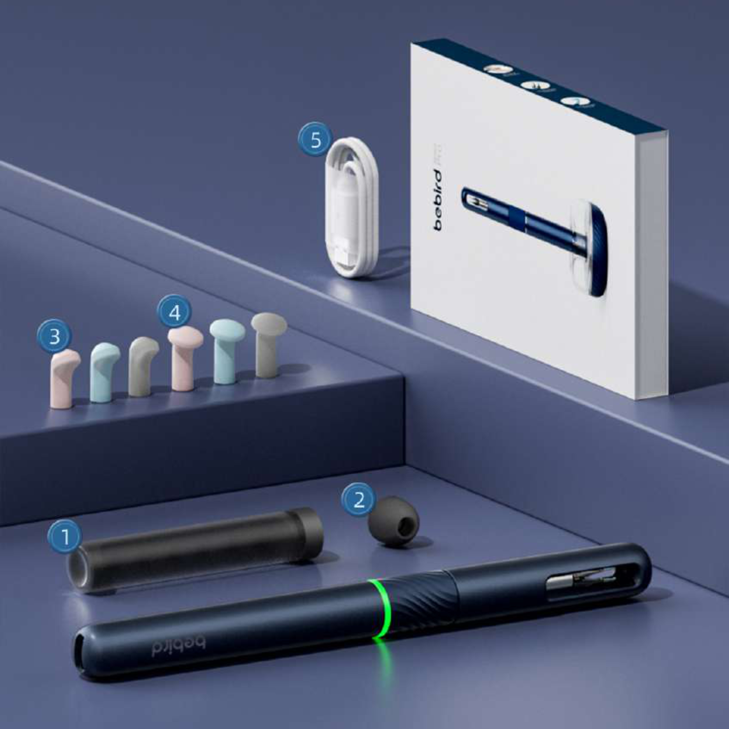 Ngoáy Tai Thông Minh Bebird M9 S, máy ngoáy tai thông minh cho người lớn và trẻ em. Bản nâng cấp với sạc chuẩn USB Type C