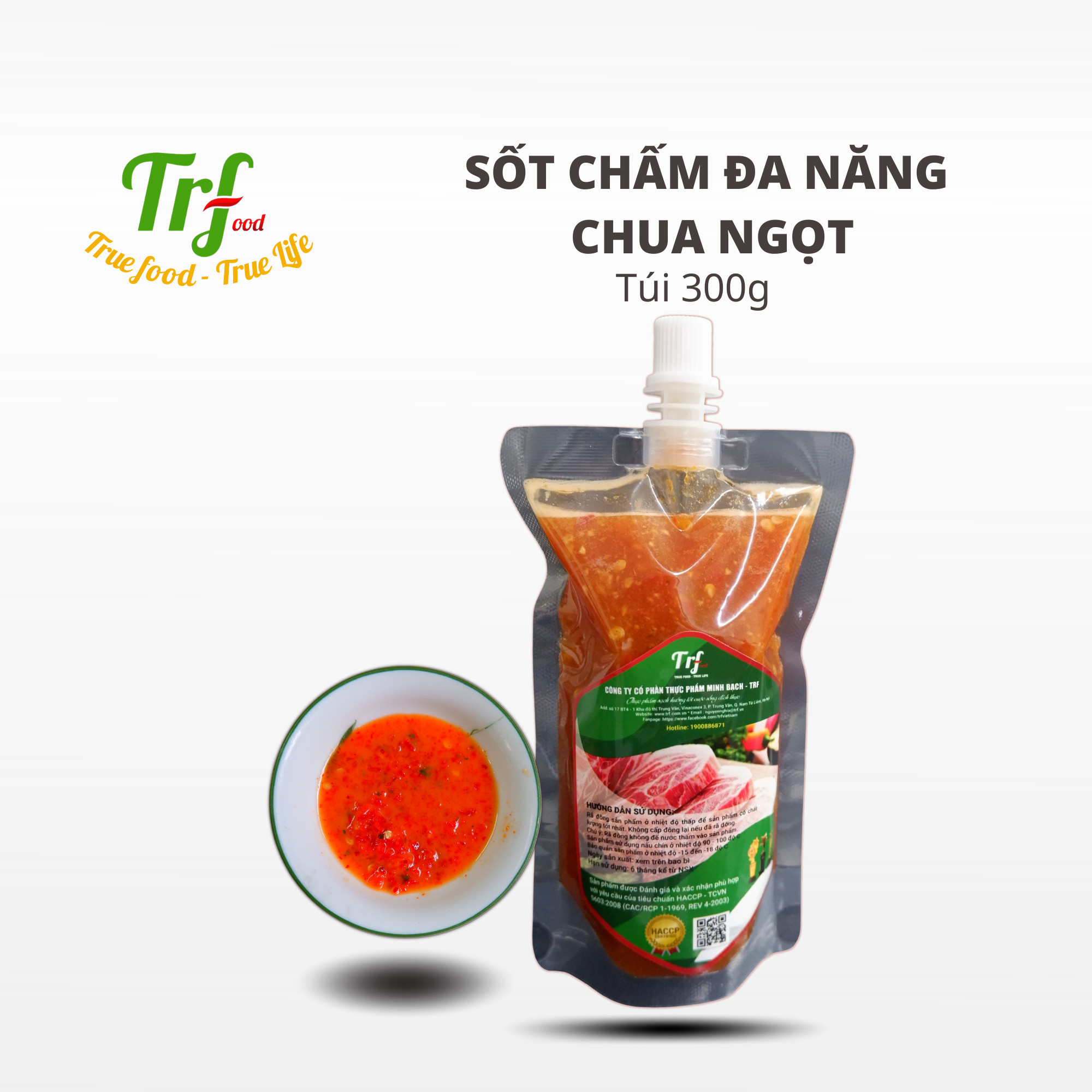 Sốt chấm đa năng chua ngọt Truefood túi 300g - SCDN