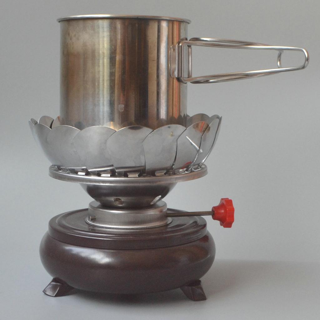 1-2 Person Portable Spirit Alcohol Stove for Backpacking, Camping, Hiking