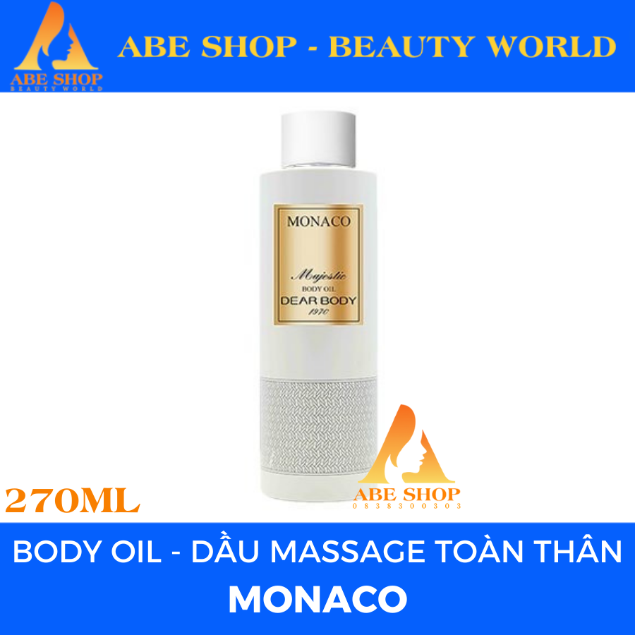 Dầu Massage DEAR BODY 270ml Dành Cho Nữ - Giải Pháp Giúp Da Mềm Mịn - Căng Bóng - Thư Giãn - Cấp Ẩm - Hương Thơm Mát - Ngọt Ngào