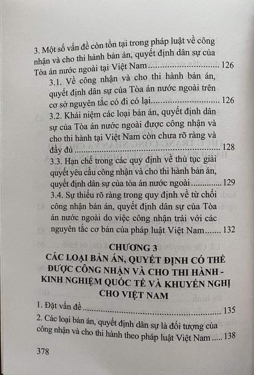 Công nhận và cho thi hành bản án, quyết định dân sự của Tòa án nước ngoài trong bối cảnh toàn cầu hóa và khuyến nghị cho Việt Nam