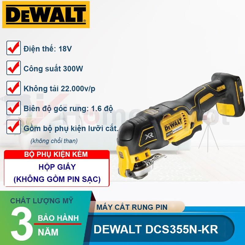 Máy cắt rung đa năng dùng Pin DEWALT DCS355N - KR