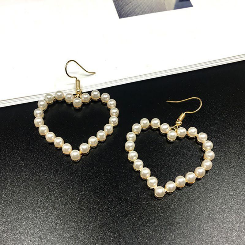 Khuyên tai hình trái tim phong cách Hàn Quốc