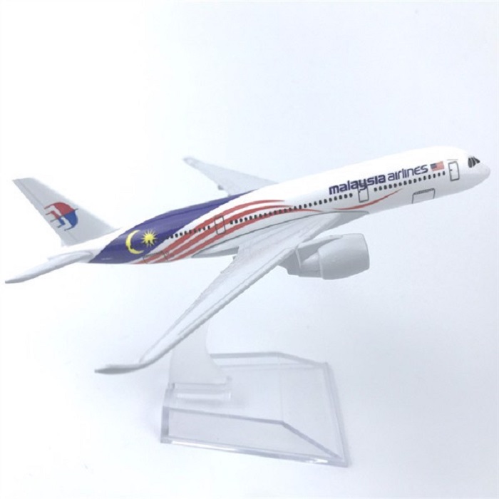 Mô hình máy bay tĩnh A350 Malaysia16 cm