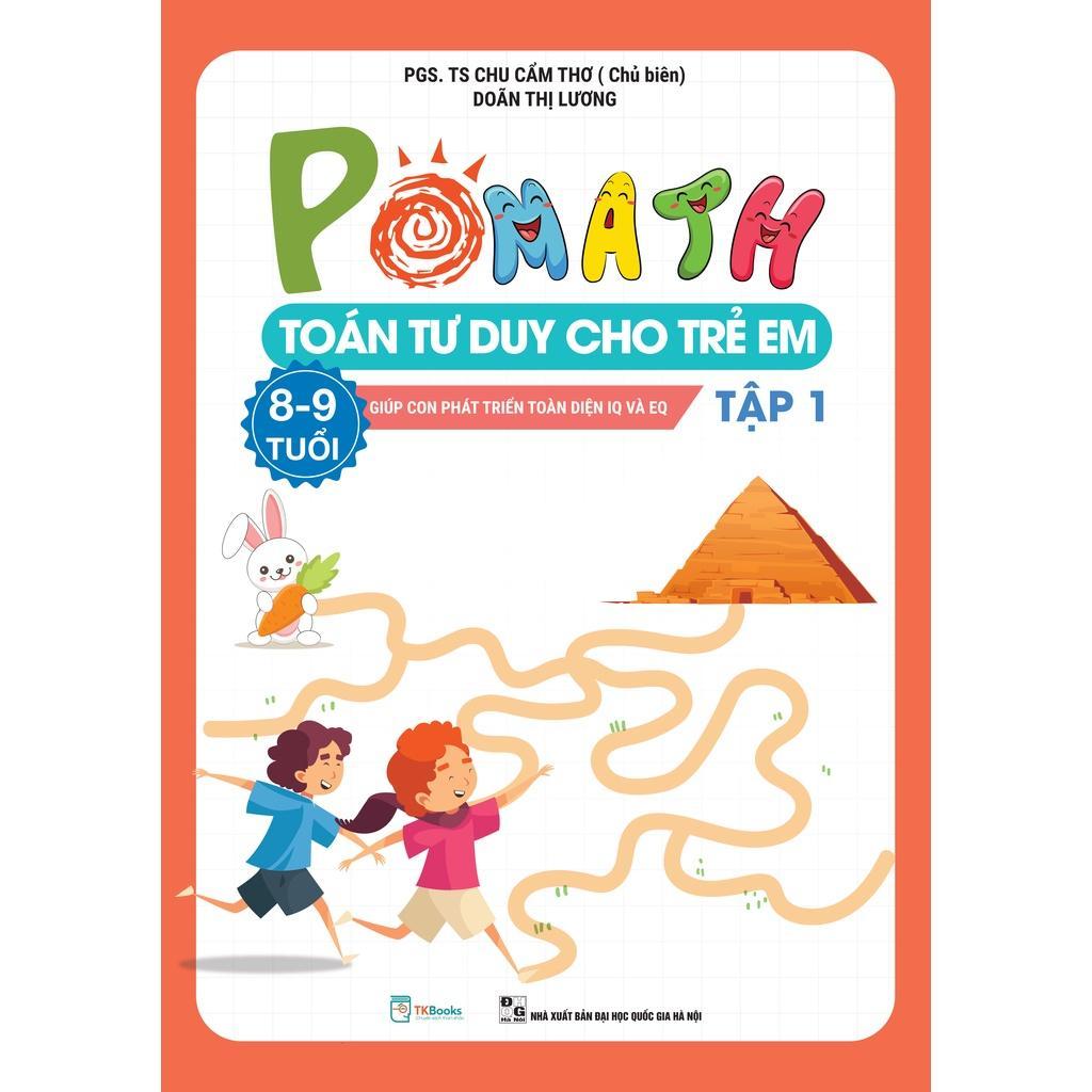 Combo Pomath Toán Tư Duy Cho Trẻ 8 - 9 Tuổi - Bản Quyền
