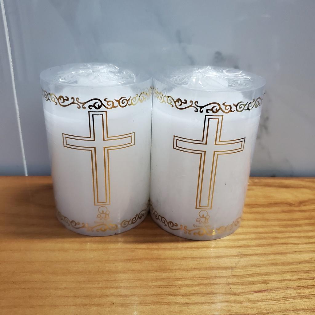 Nến trụ Thánh Giá 22x8cm Cháy Liên Tục 3 - 4 ngày
