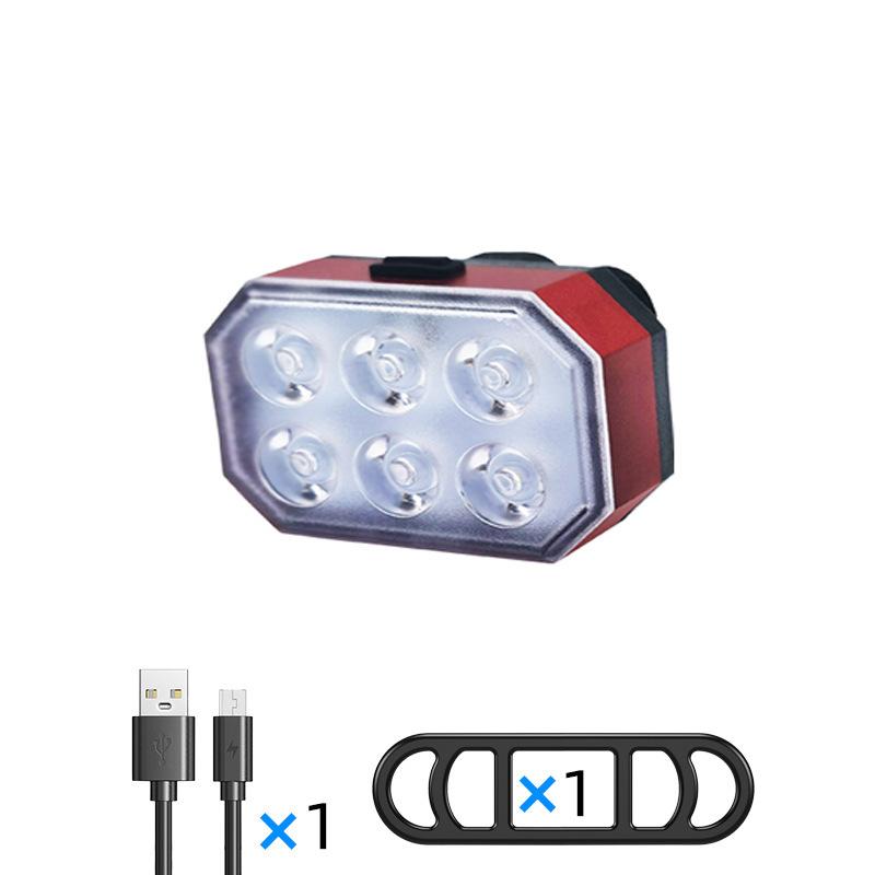 Đèn trước và sau xe đạp đặc biệt sản phẩm mới đèn trước sạc loại c đèn đuôi bộ thiết bị đi xe đạp leo núi