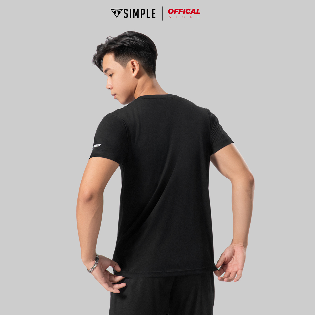 Áo Thể Thao Nam TSIMPLE cổ tròn tay ngắn tập gym vải thun lạnh thoáng mát co giãn chuẩn form Keep It Simple