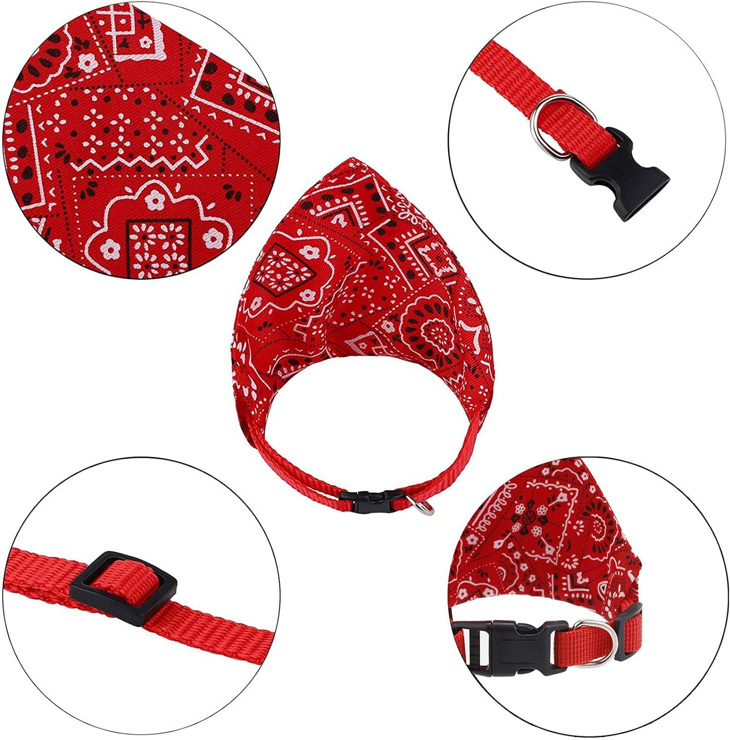 Tập hợp 4 con chó bandanas, chó thời trang bandana có thể điều chỉnh khăn quàng cổ hình con chó phụ kiện chó cho chó nhỏ và vừa có