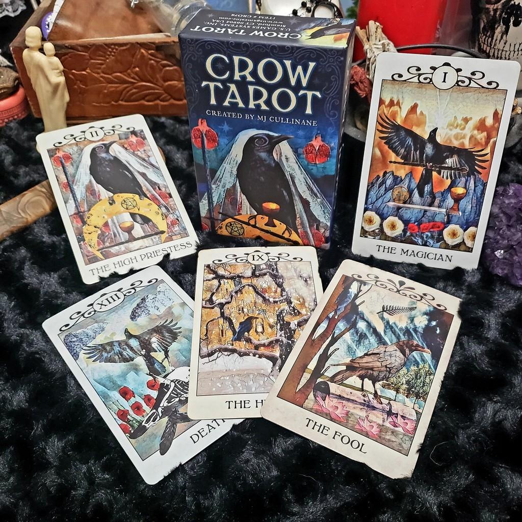 Bài Tarot Crow Tarot Tặng Đá Thanh Tẩy