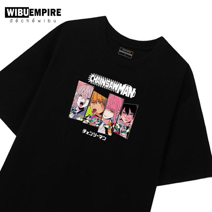 Áo Thun Form Rộng ĐỘI 4 CHAINSAW MAN | Anime Chainsaw Man - Áo Phông Unisex