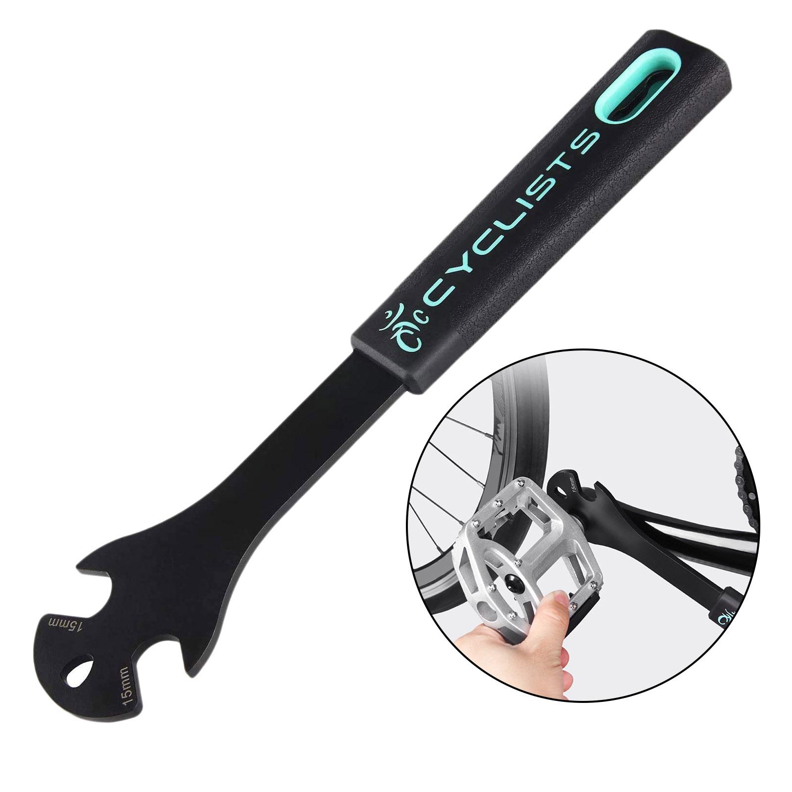 Bike Pedal Wrench 15mm Bicycle Pedals Spanner Removal Mechanic Repair Tool