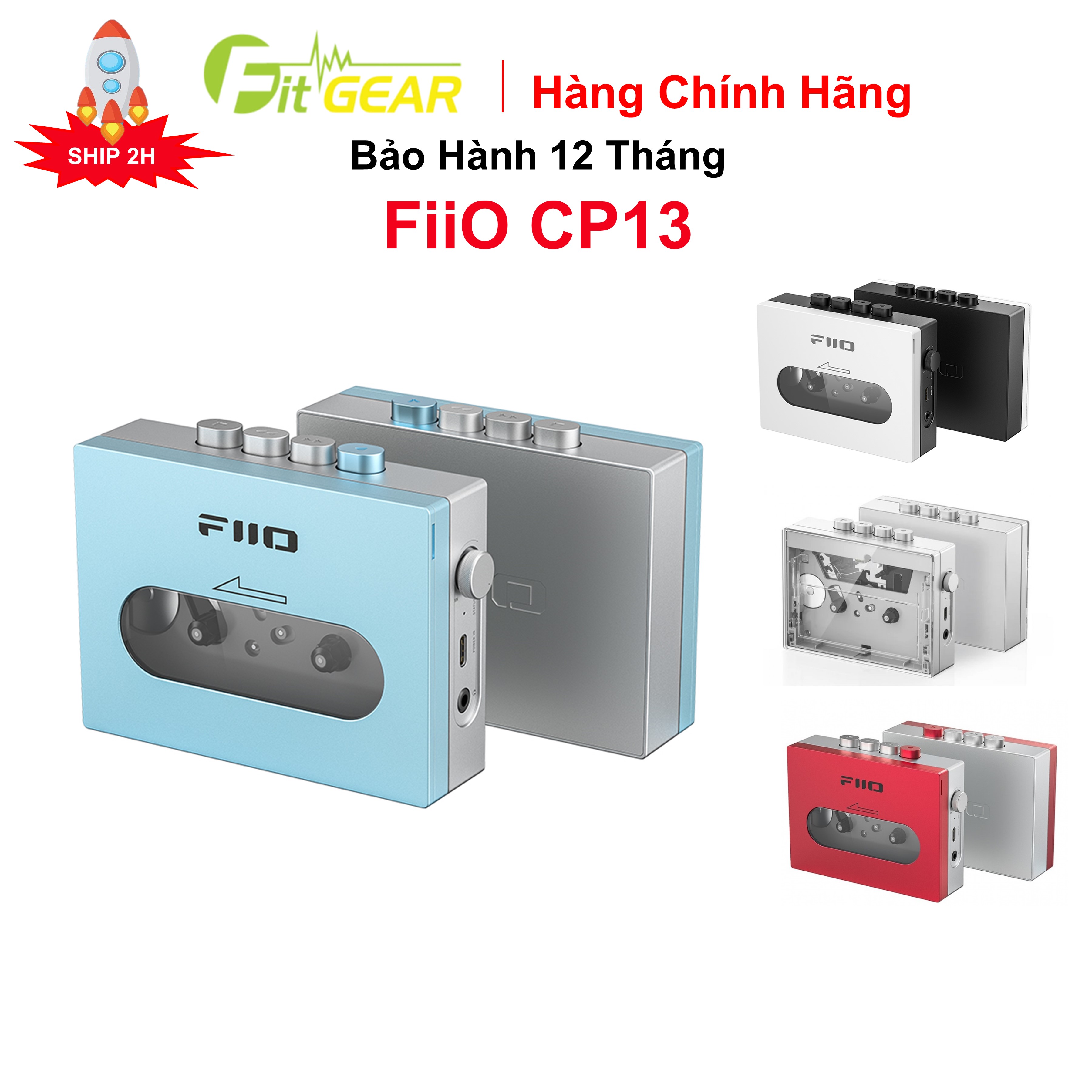 Máy Cassette Nghe Băng FiiO CP13 - Hàng Chính Hãng - Bảo Hành 12 Tháng