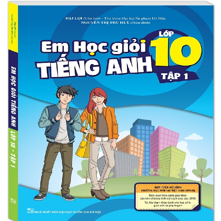 Combo Em Học Giỏi Tiếng Anh Lớp 10 - Tập 1 + tập 2 tải file hoặc CD