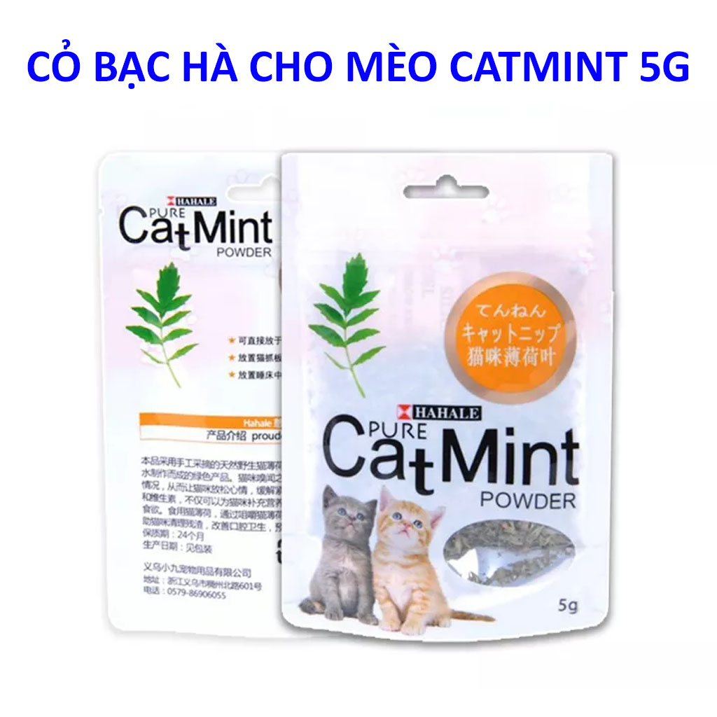 Cỏ Mèo Bạc Hà Thư Giãn Cho Mèo Catmint 5g