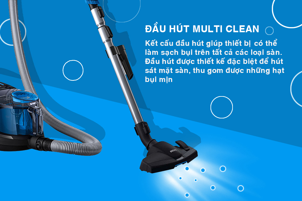 Máy Hút Bụi Philips FC9350 (1800W) - Đen - Hàng chính hãng