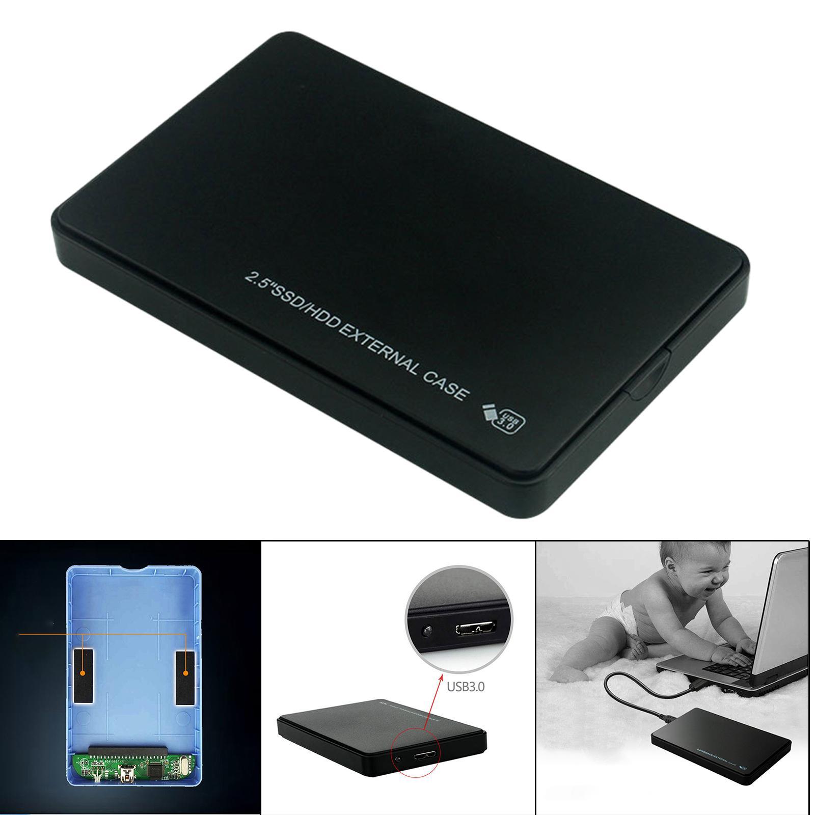 2.5in External HDD Enclosure Storage Case Box for PC Computer Green