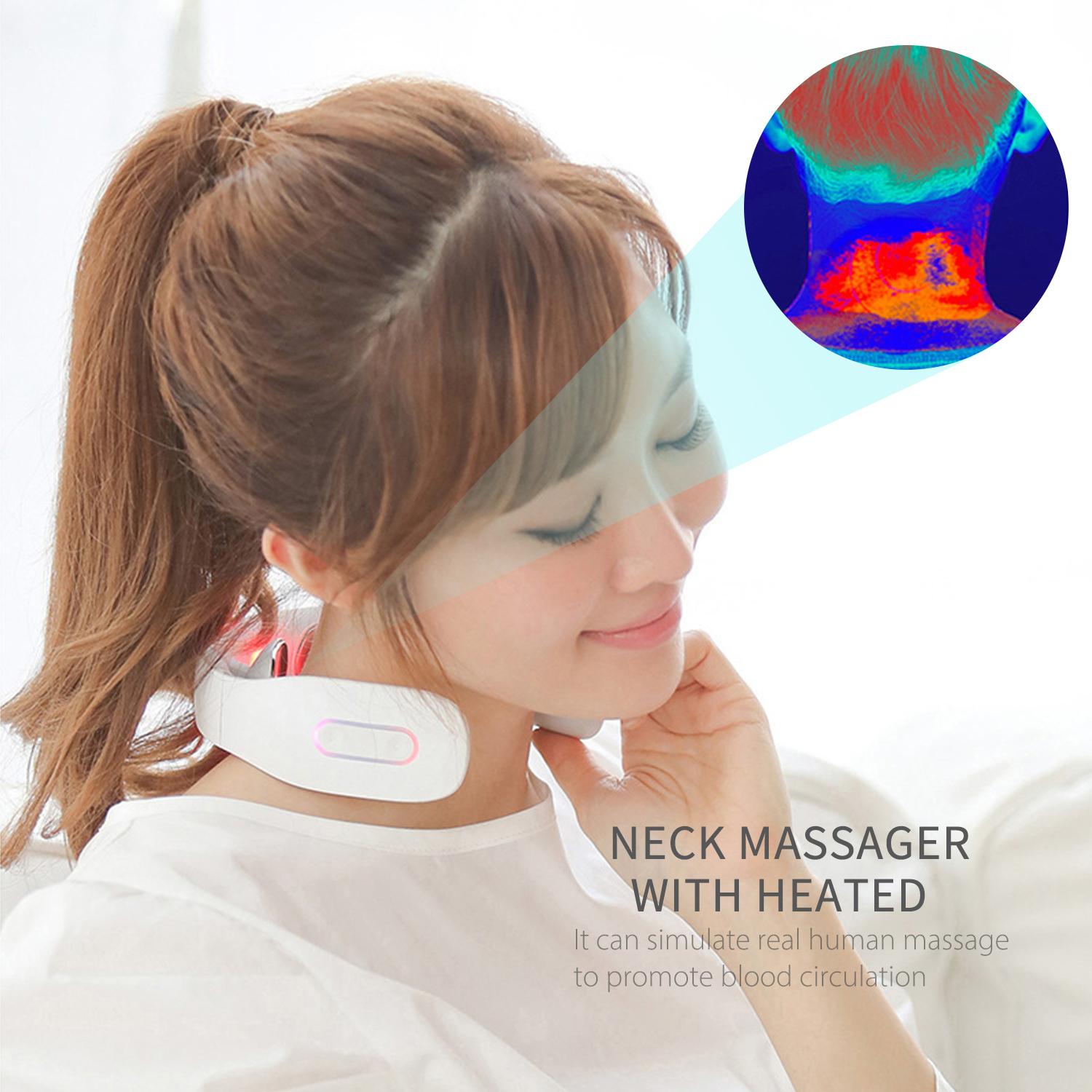 Máy mát xa cổ thông minh với 5 chế độ và 16 tốc độ