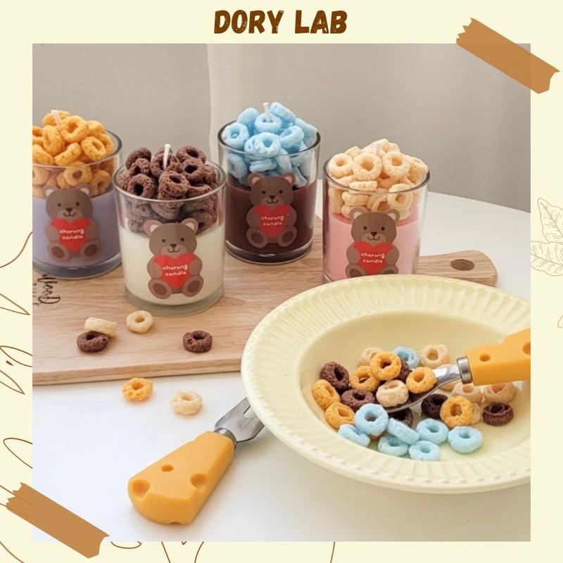 Nến Thơm Handmade Ly Kẹo Vòng Màu Sắc Theo Yêu Cầu - Dory Lab