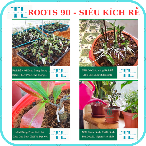 Kích Rễ Roots 90 Plus, thuốc kích rễ cây