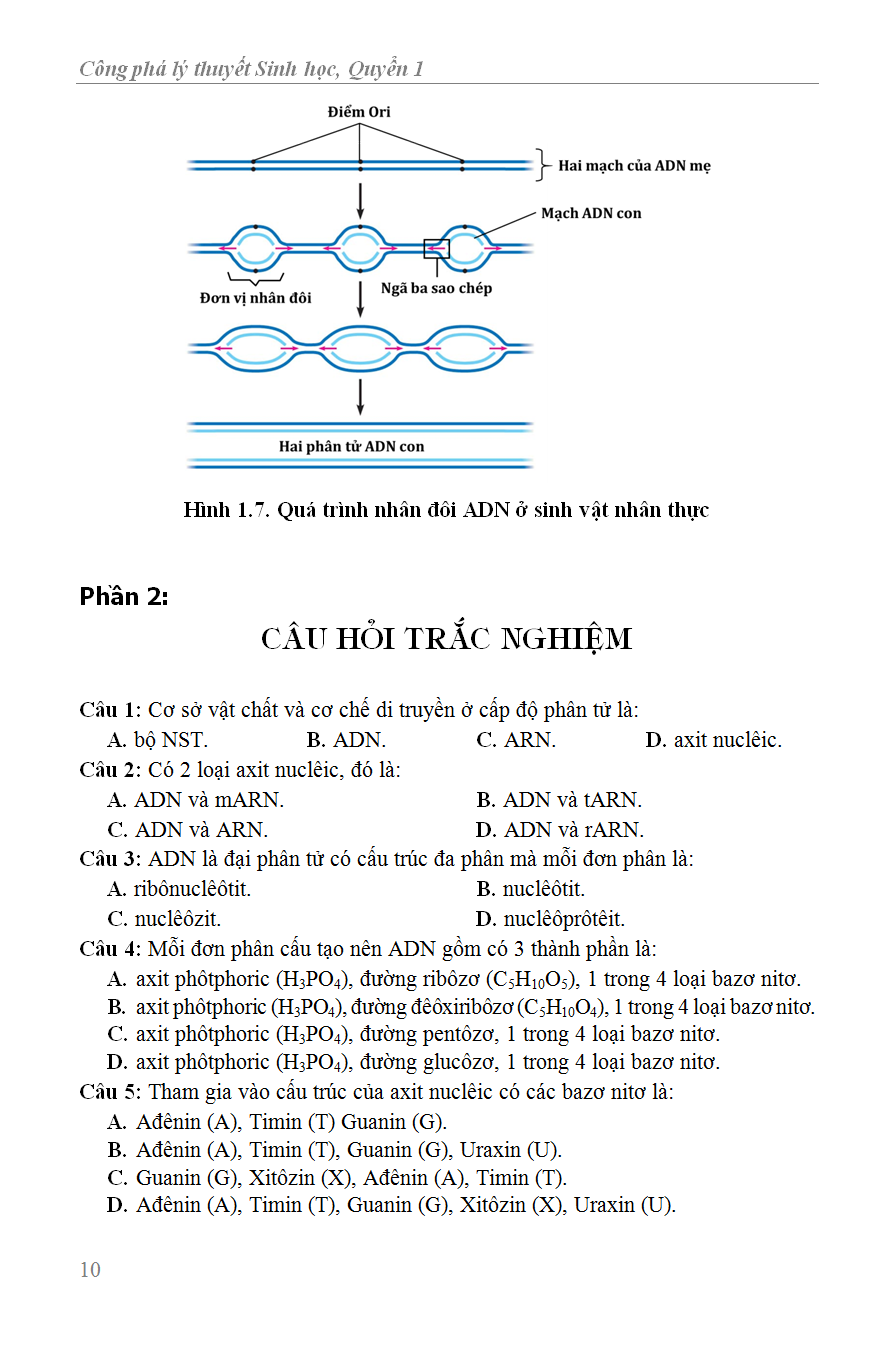 CÔNG PHÁ LÝ THUYẾT SINH HỌC QUYỂN 1