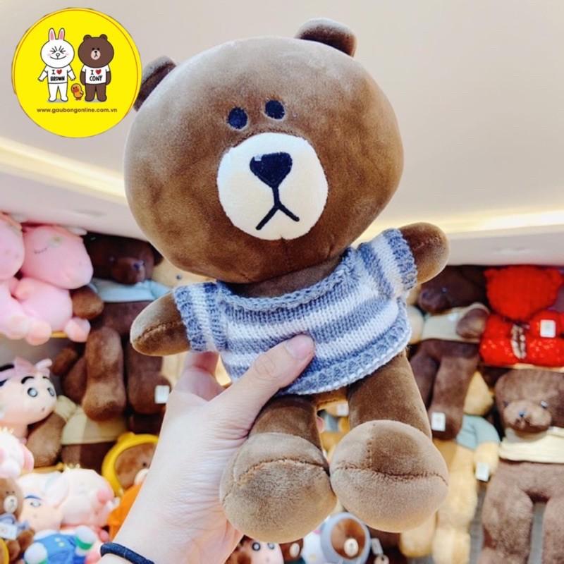 Gấu bông Brown Cony - Cặp đôi Gấu Brown Thỏ Cony mặc áo len cao cấp - Xưởng gấu bông Việt Nam