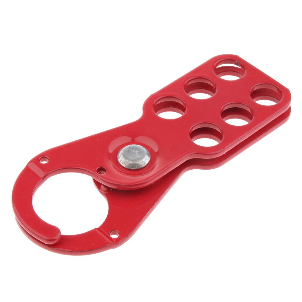 Khóa Tagout Chốt Bấm Với PE Bọc Tay Cầm Giữ Lên Đến 6 Khóa Móc Treo, 1 ''Hàm