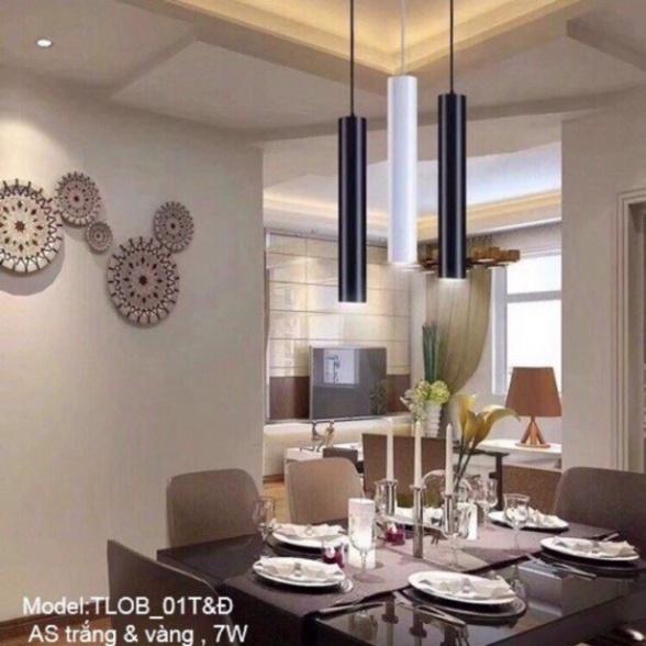 Đèn thả ống,đèn trang trí,đèn thả trần, đèn decor, đèn quán cafe, đèn ống TLOB_01 DT HQ