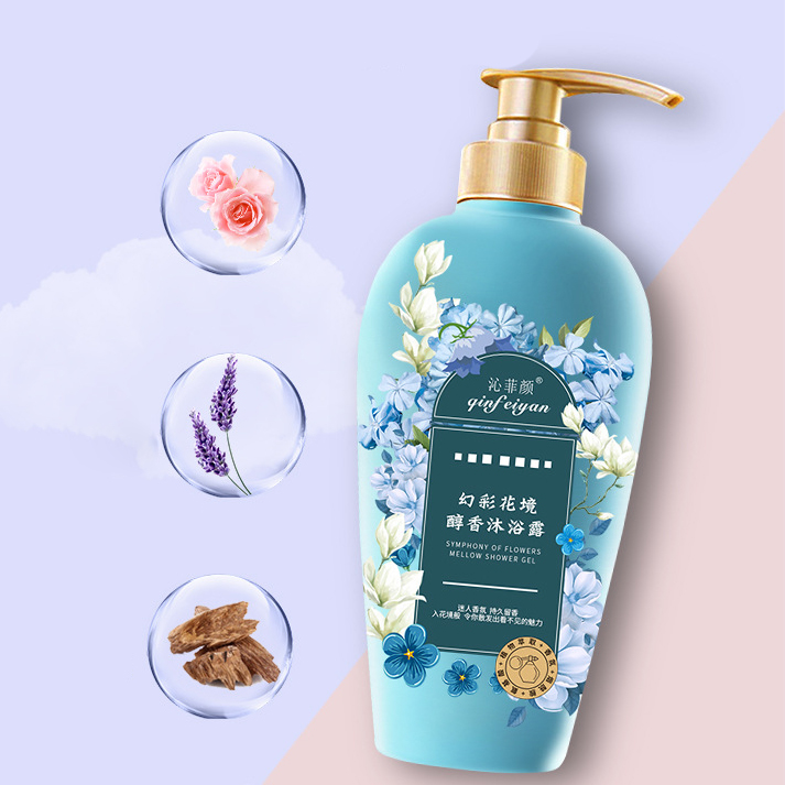 Dầu gội dược liệu Qinfeiyan Flowers 500ml giảm gàu, nấm ngứa da đầu