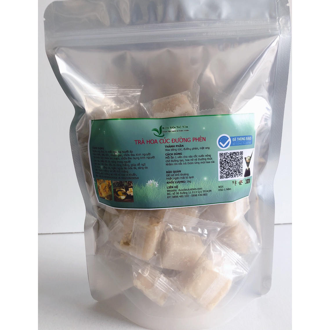 Trà hoa cúc đường phèn