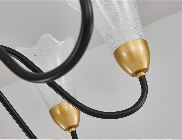 Đèn chùm LED LUXGEN BOE 8 tay trang trí nội thất sang trọng phong cách châu âu