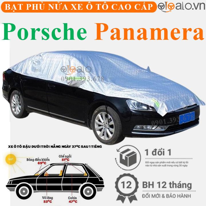 Bạt phủ nửa nóc xe Porsche Panamera vải dù 3 lớp