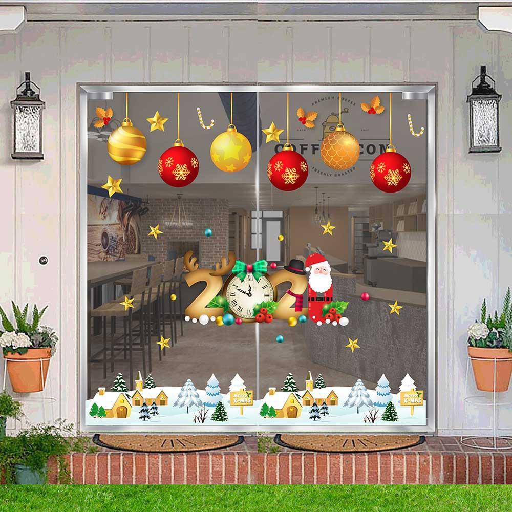 DECAL TRANG TRÍ NOEL 2021 COMBO SỐ 68