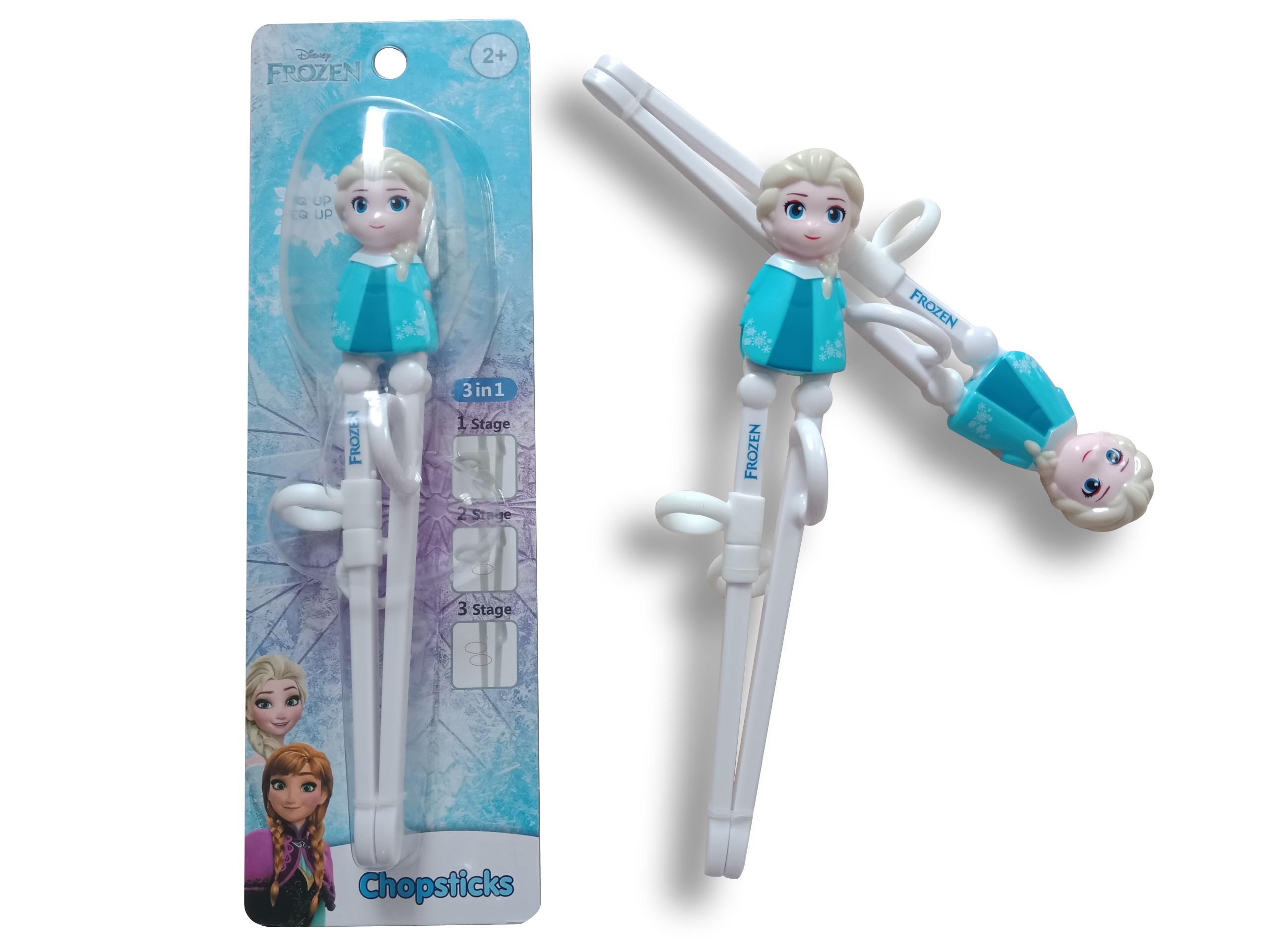 Đũa tập ăn dặm tay phải Disney hình Elsa Frozen 3D cho bé